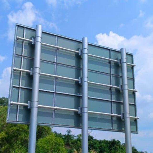 EKVE high way directional sign